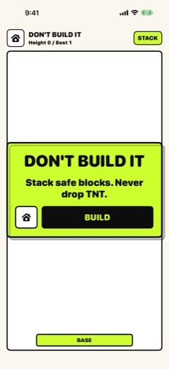 The unlockable Don't Build It endless tower mode